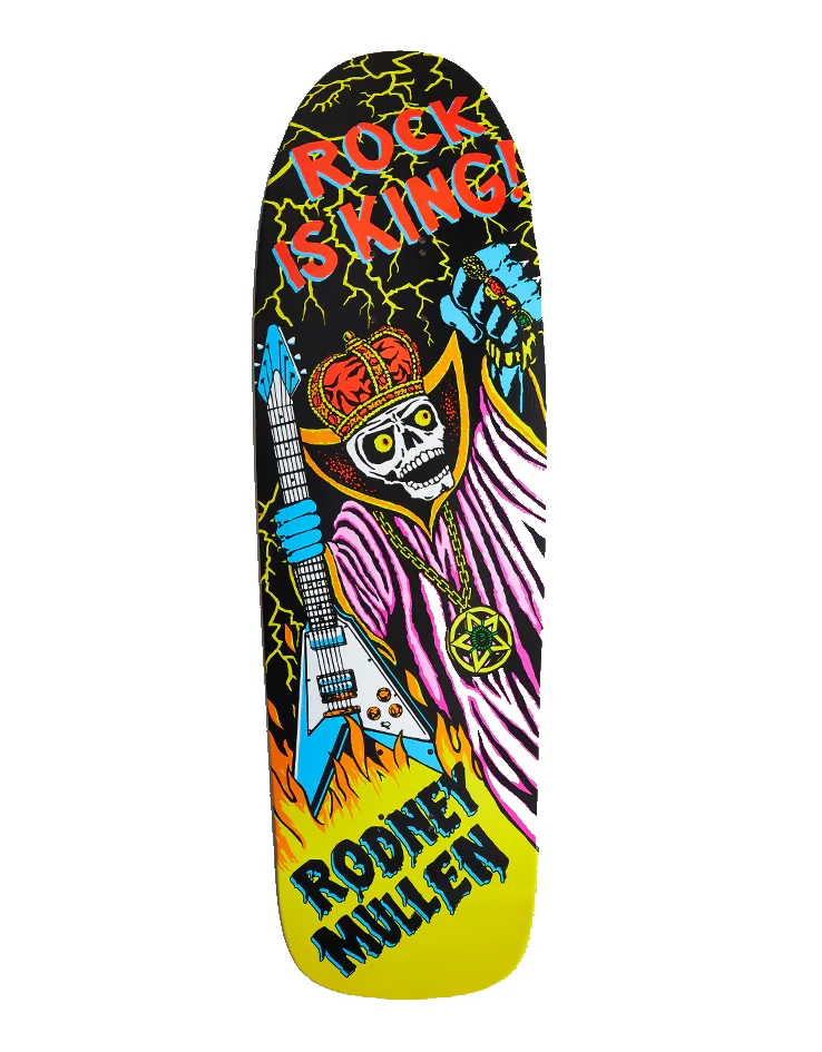 World Industries Rodney Mullen Rock Is King EX7 — Deck 10" Old School Reissue
