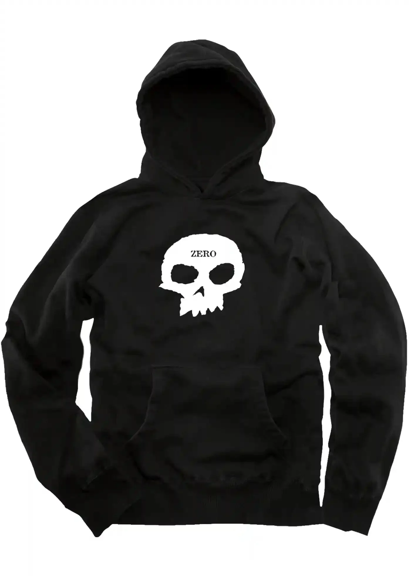 ZERO – Sweat Single Skull Hood Black White unisexe
